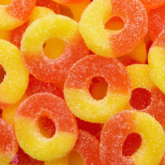 Gomitas Aros de Melocotón (Bolsita de 30 Gomitas)