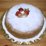 Tarta de dulce de leche y coco