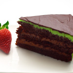 Tarta de menta y chocolate