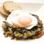 Mix de verduras con huevo