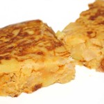 Tortilla de patatas con chorizo