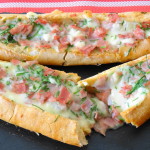 Baguette relleno al horno