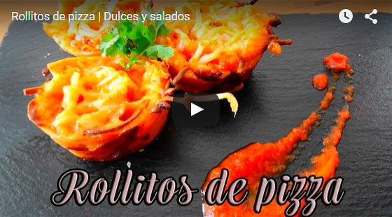 Rollitos de pizza