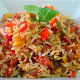 arroz-con-pimientos-y-chorizo